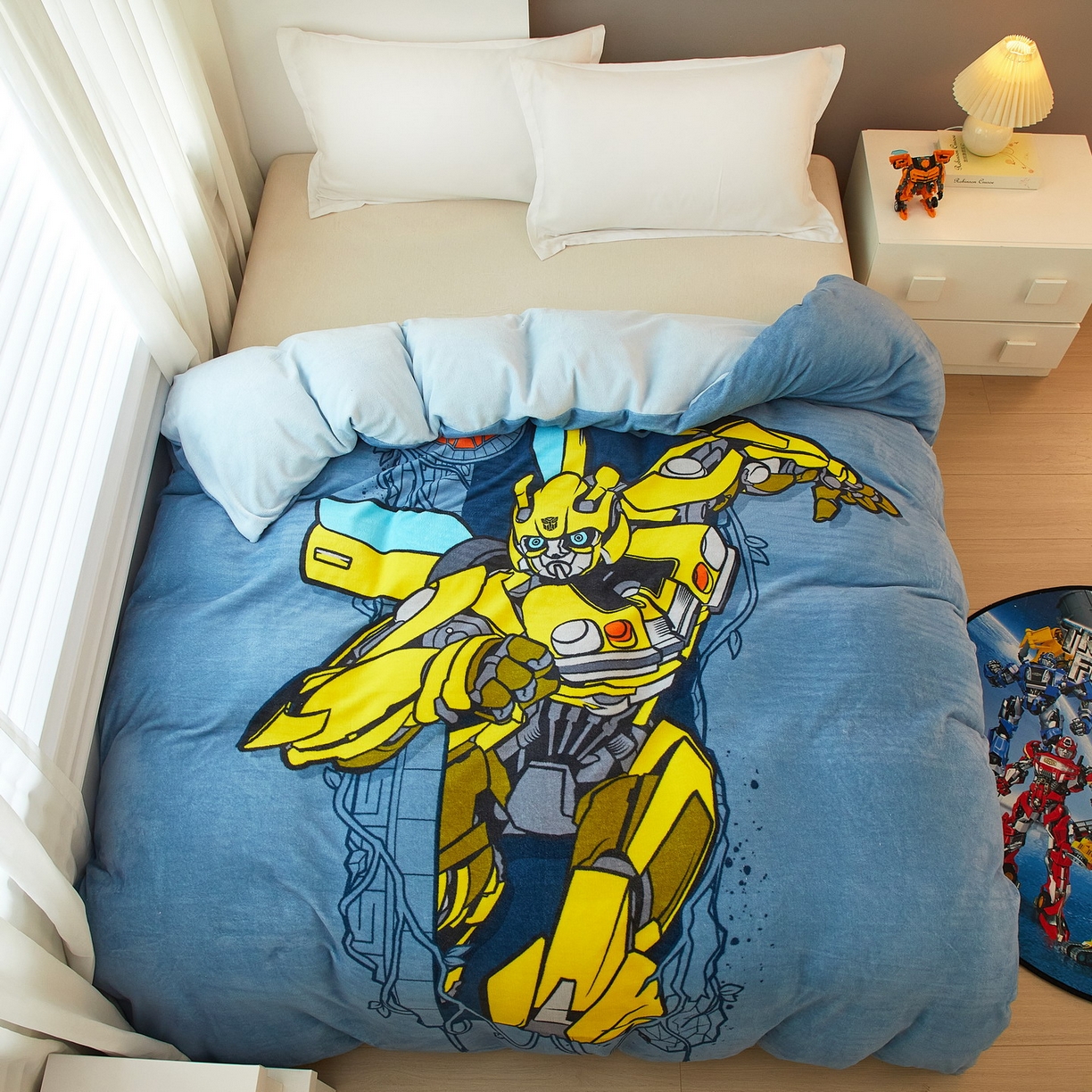 蘭菲家纺 2025新款变形金刚牛奶绒单被套 3号