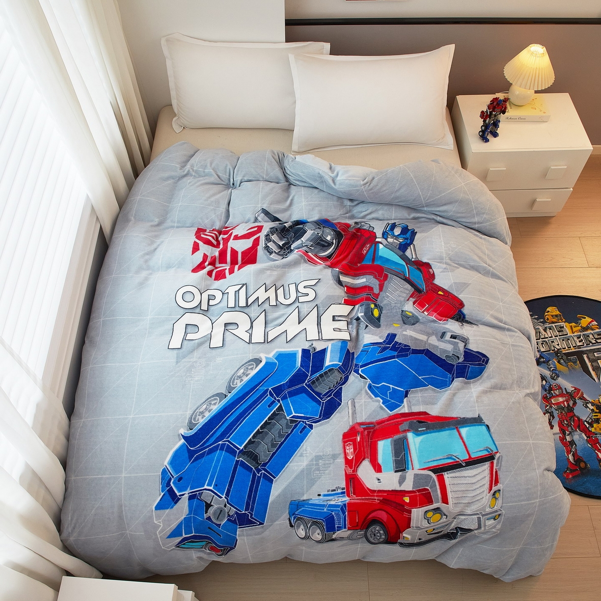 蘭菲家纺 2025新款变形金刚牛奶绒单被套 6号