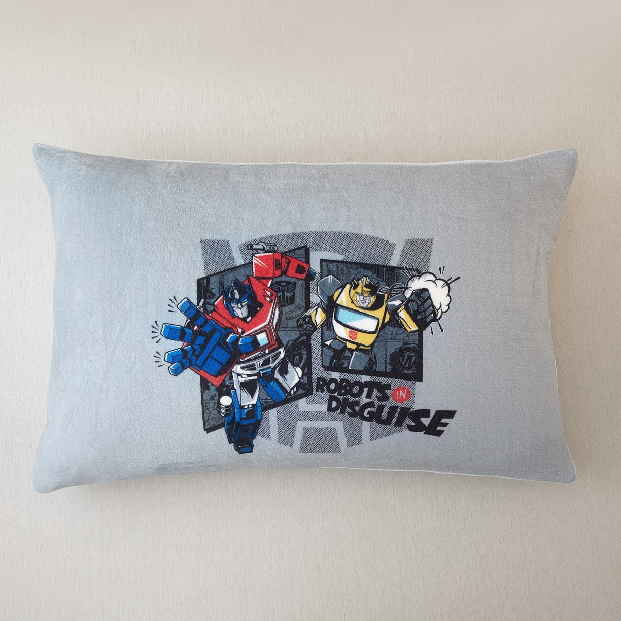 91家纺网 家纺一手货源 找家纺 （总）蘭菲家纺 2025新款变形金刚牛奶绒单枕套