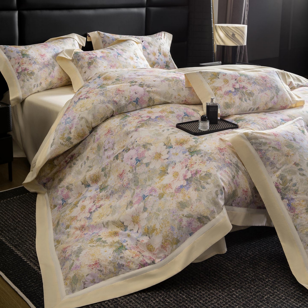 91家纺网 家纺一手货源 找家纺 （总）2025秋冬季A类加厚全棉磨毛四件套纯棉保暖美式轻奢长绒棉数码印花高端床上用品