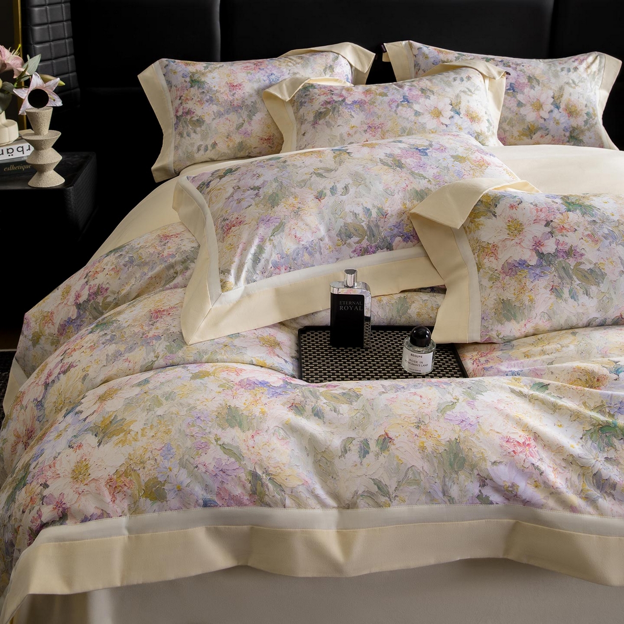 91家纺网 家纺一手货源 找家纺 （总）2025秋冬季A类加厚全棉磨毛四件套纯棉保暖美式轻奢长绒棉数码印花高端床上用品