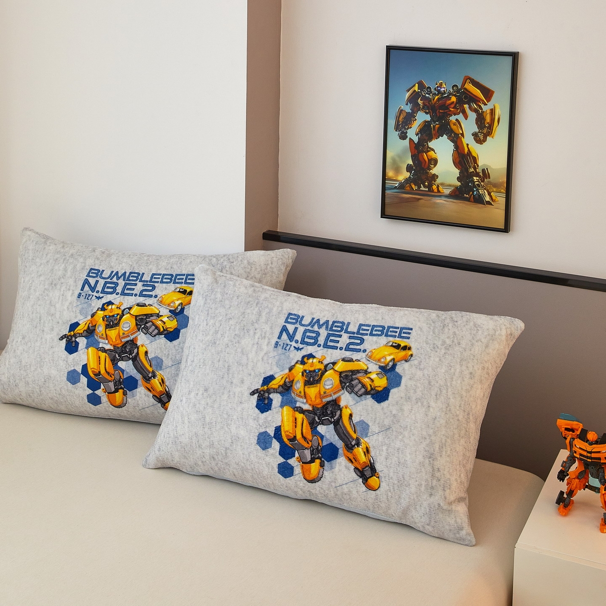 91家纺网 家纺一手货源 找家纺 蘭菲家纺 2025新款变形金刚牛奶绒单枕套 4号