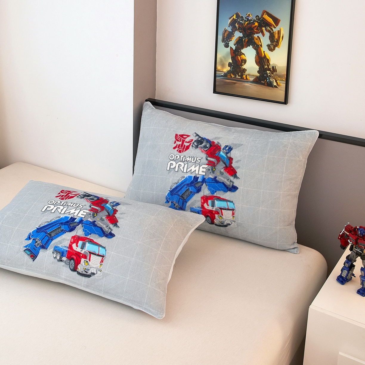 91家纺网 家纺一手货源 找家纺 蘭菲家纺 2025新款变形金刚牛奶绒单枕套 6号