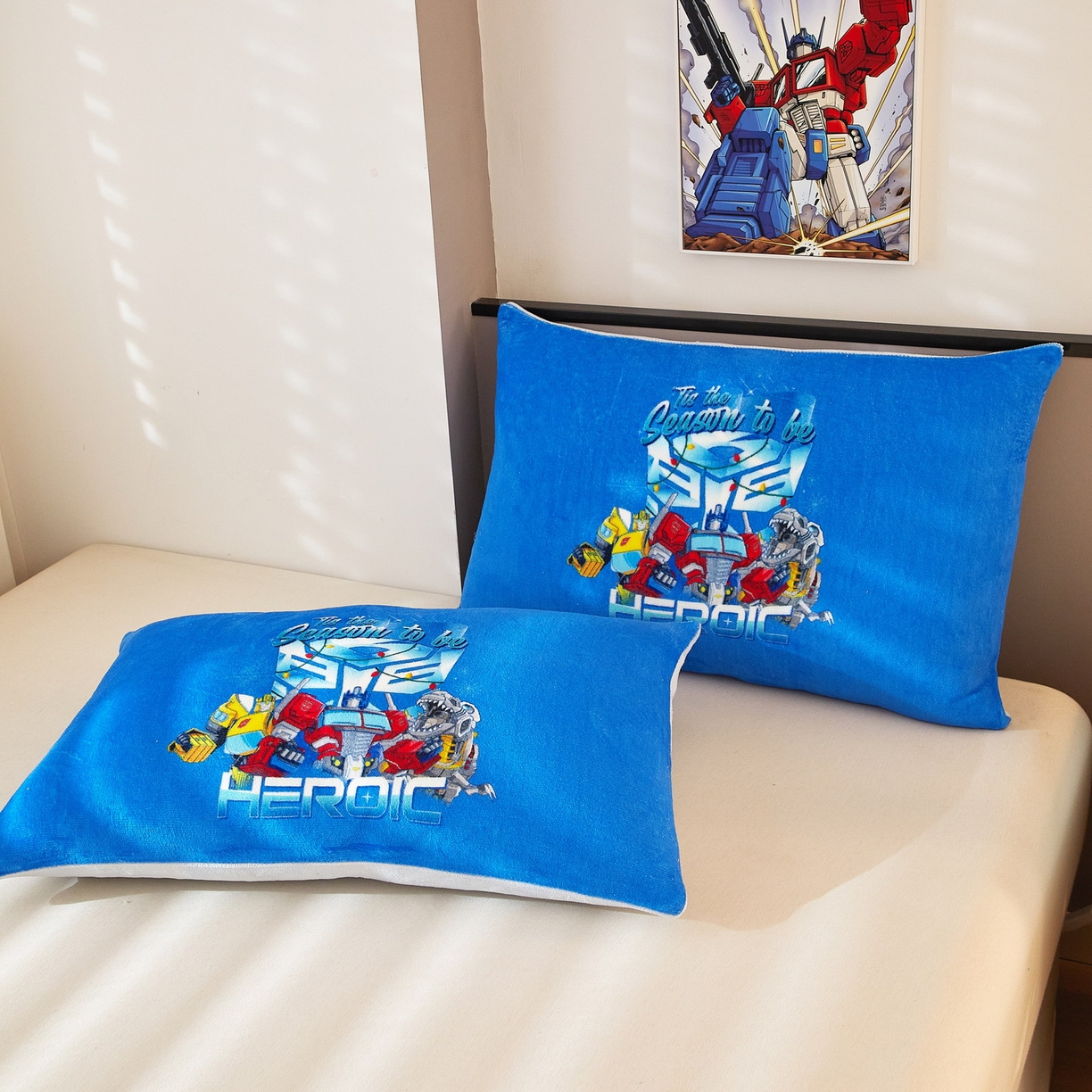 91家纺网 家纺一手货源 找家纺 蘭菲家纺 2025新款变形金刚牛奶绒单枕套 7号