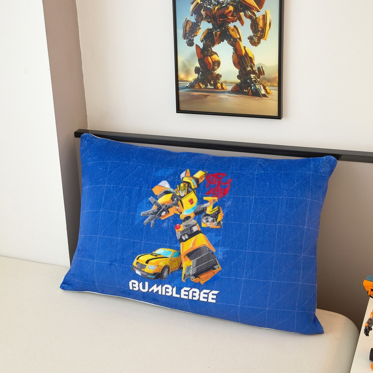 91家纺网 家纺一手货源 找家纺 蘭菲家纺 2025新款变形金刚牛奶绒单枕套 9号