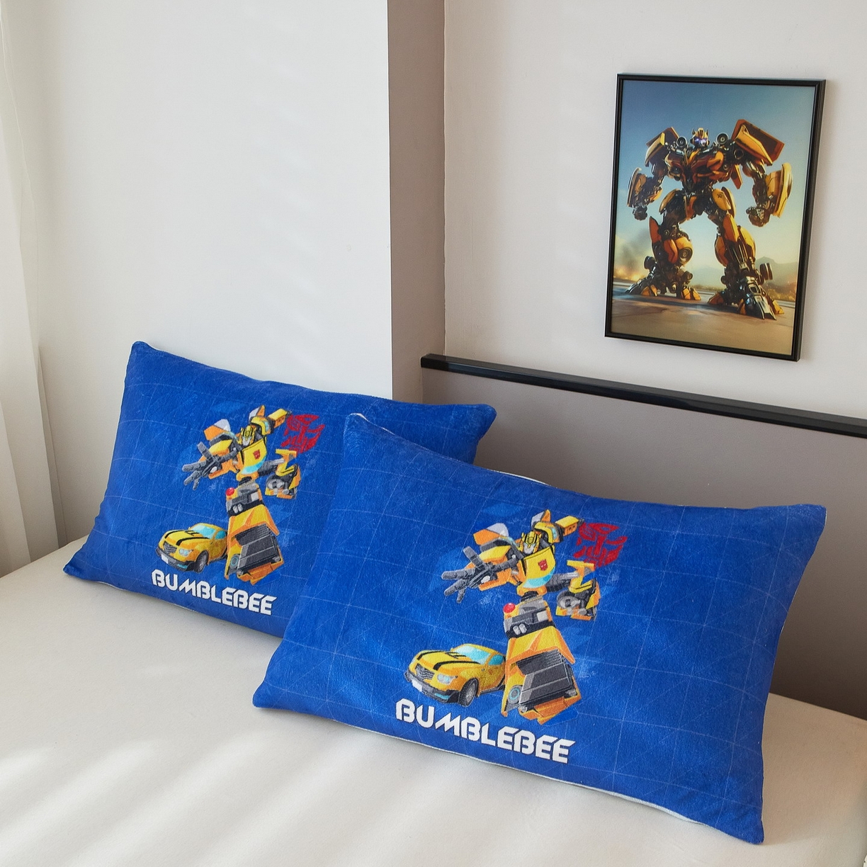 91家纺网 家纺一手货源 找家纺 蘭菲家纺 2025新款变形金刚牛奶绒单枕套 9号