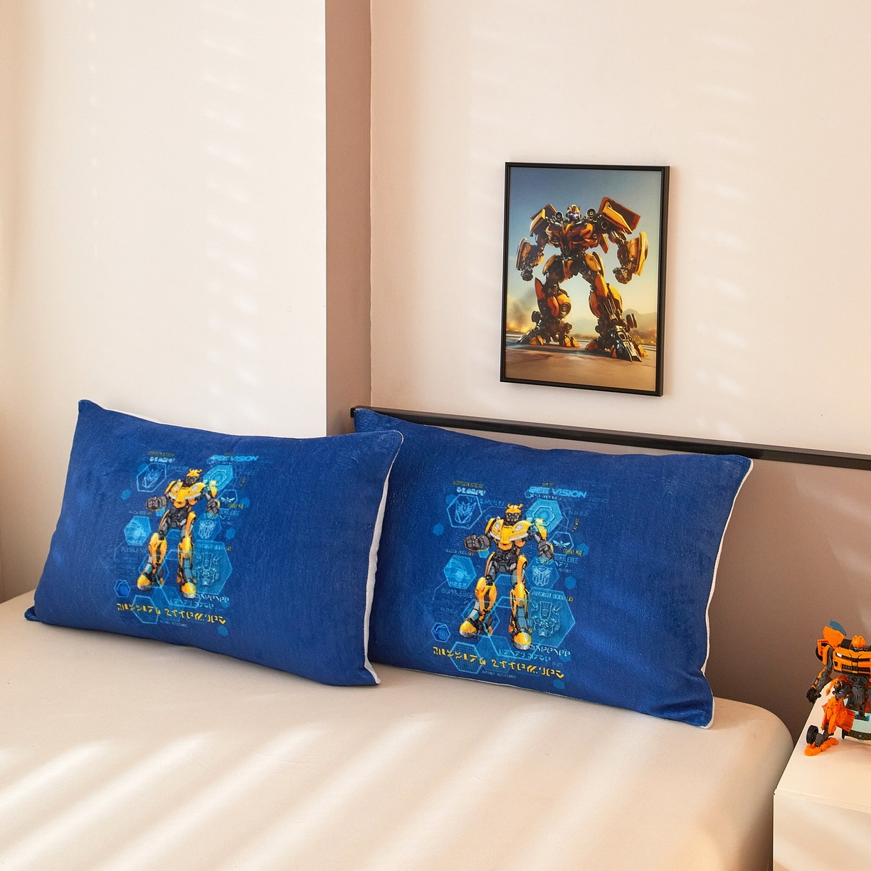 91家纺网 家纺一手货源 找家纺 蘭菲家纺 2025新款变形金刚牛奶绒单枕套 11号