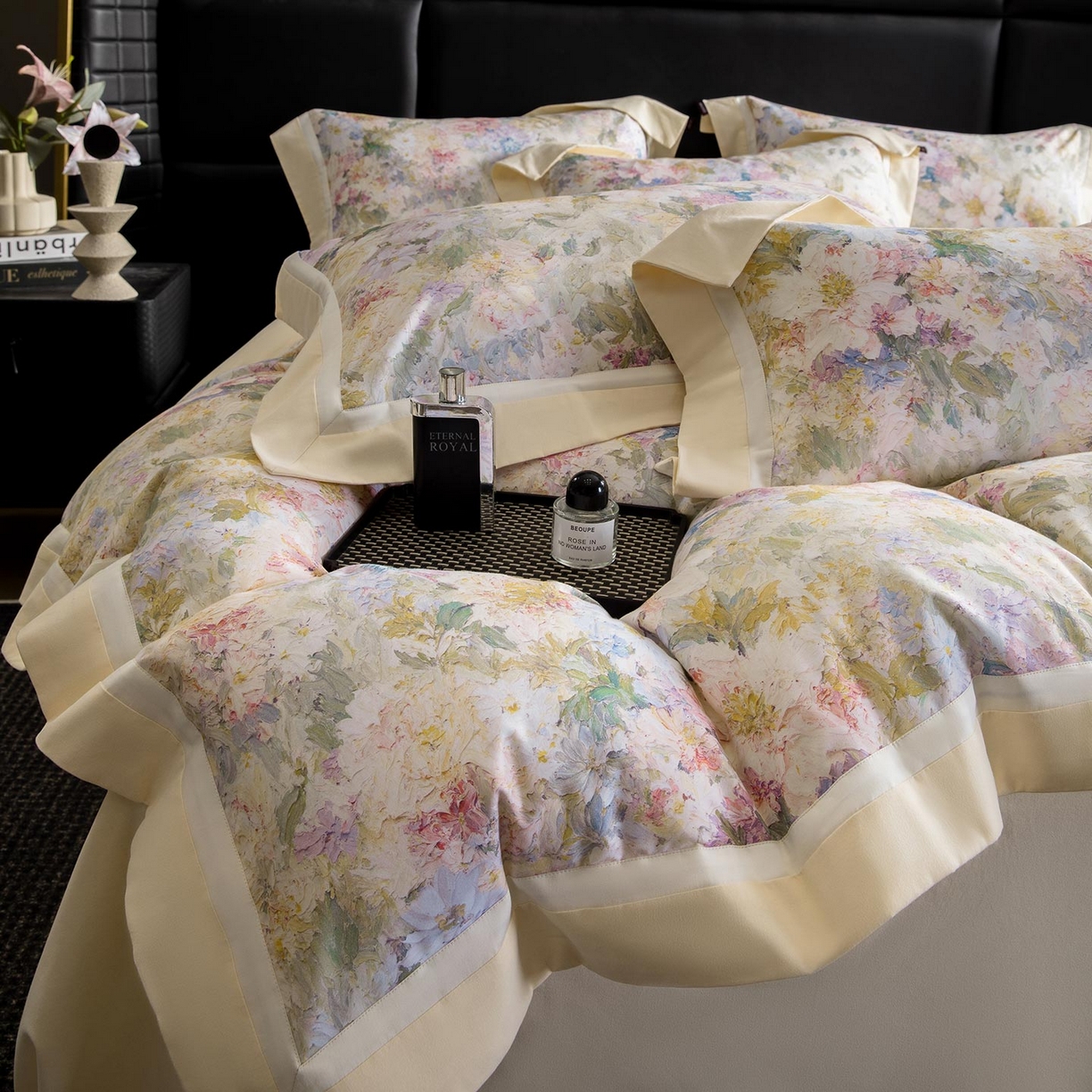 91家纺网 家纺一手货源 找家纺 （总）2025婚庆A类全棉四件套纯棉被套重工刺绣简约红色床单长绒棉结婚爆款床上用品