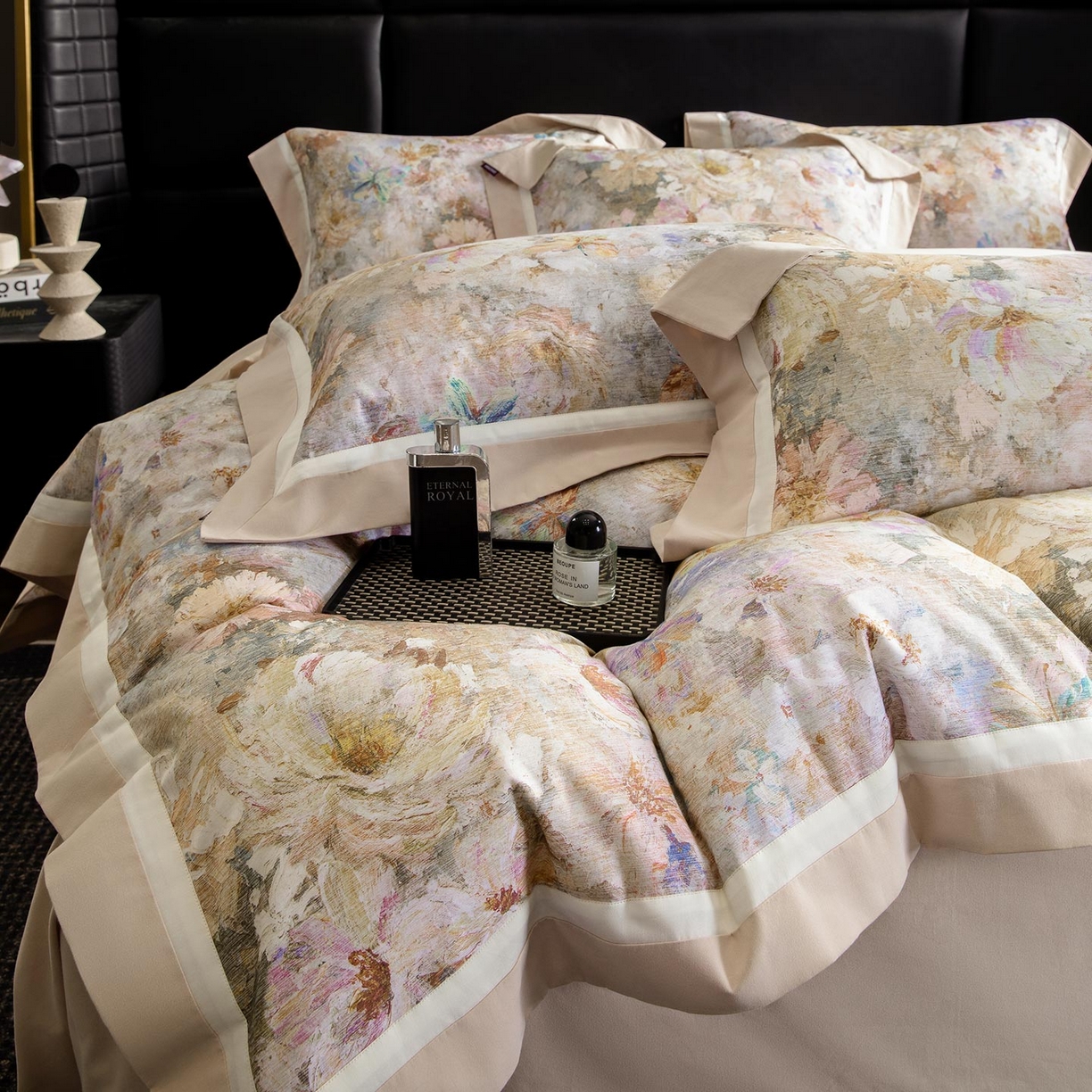 91家纺网 家纺一手货源 找家纺 （总） 2025秋冬季A类加厚全棉磨毛四件套纯棉保暖美式轻奢长绒棉数码印花高端床上用品