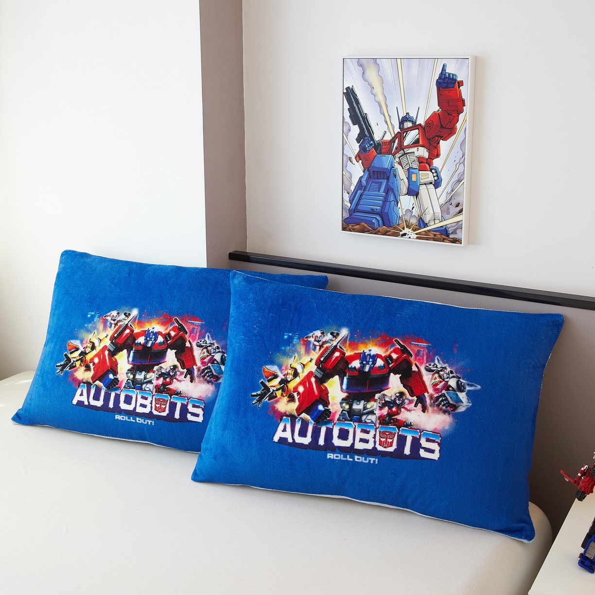 91家纺网 家纺一手货源 找家纺 蘭菲家纺 2025新款变形金刚牛奶绒单枕套 13号