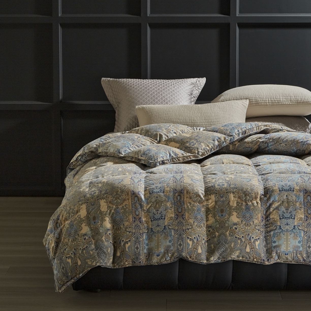 91家纺网 家纺一手货源 找家纺 （总）暖羽屋羽绒馆 2025新款磨毛糯棉鹅绒丝被芯 白鹅绒被子 羽毛被子 双人羽绒被冬被婚庆春秋被