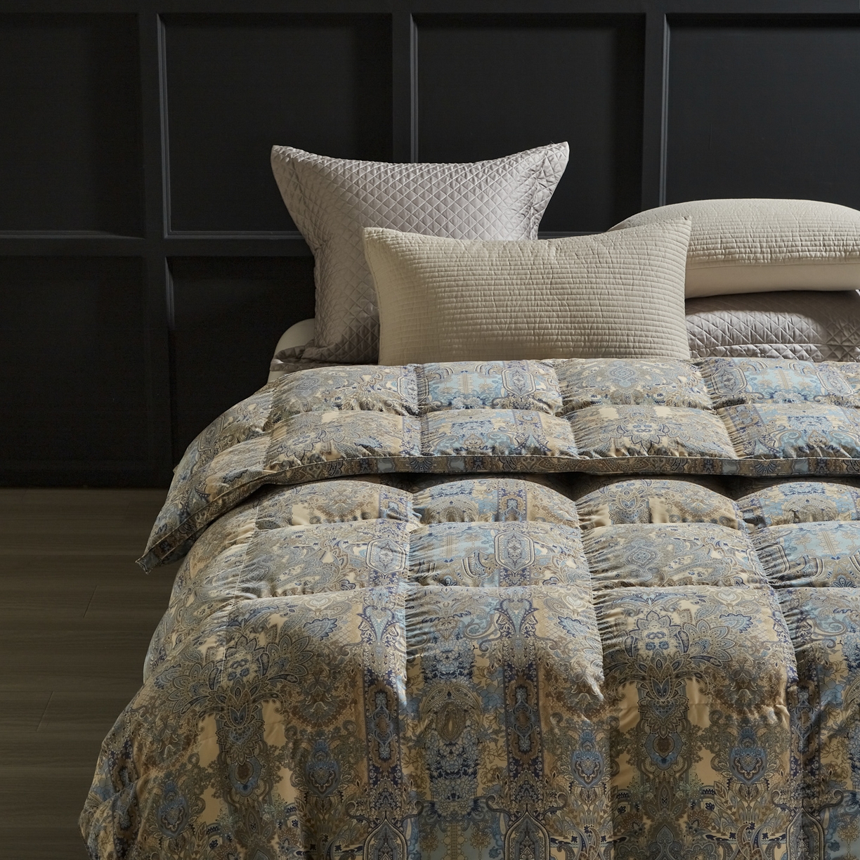 91家纺网 家纺一手货源 找家纺 （总）暖羽屋羽绒馆 2025新款磨毛糯棉鹅绒丝被芯 白鹅绒被子 羽毛被子 双人羽绒被冬被婚庆春秋被