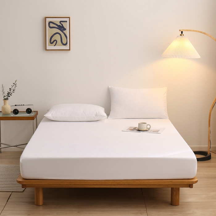 91家纺网 家纺一手货源 找家纺 （总）啊雅家居 2025（外贸）新款简约单人床笠双人床笠水洗磨毛床笠跨境电商