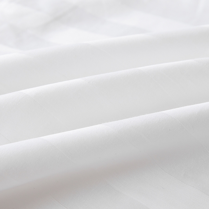 91家纺网 家纺一手货源 找家纺 （总）啊雅家居 2025新款全棉缎条40支宾馆民宿枕套床单被套床笠四套件