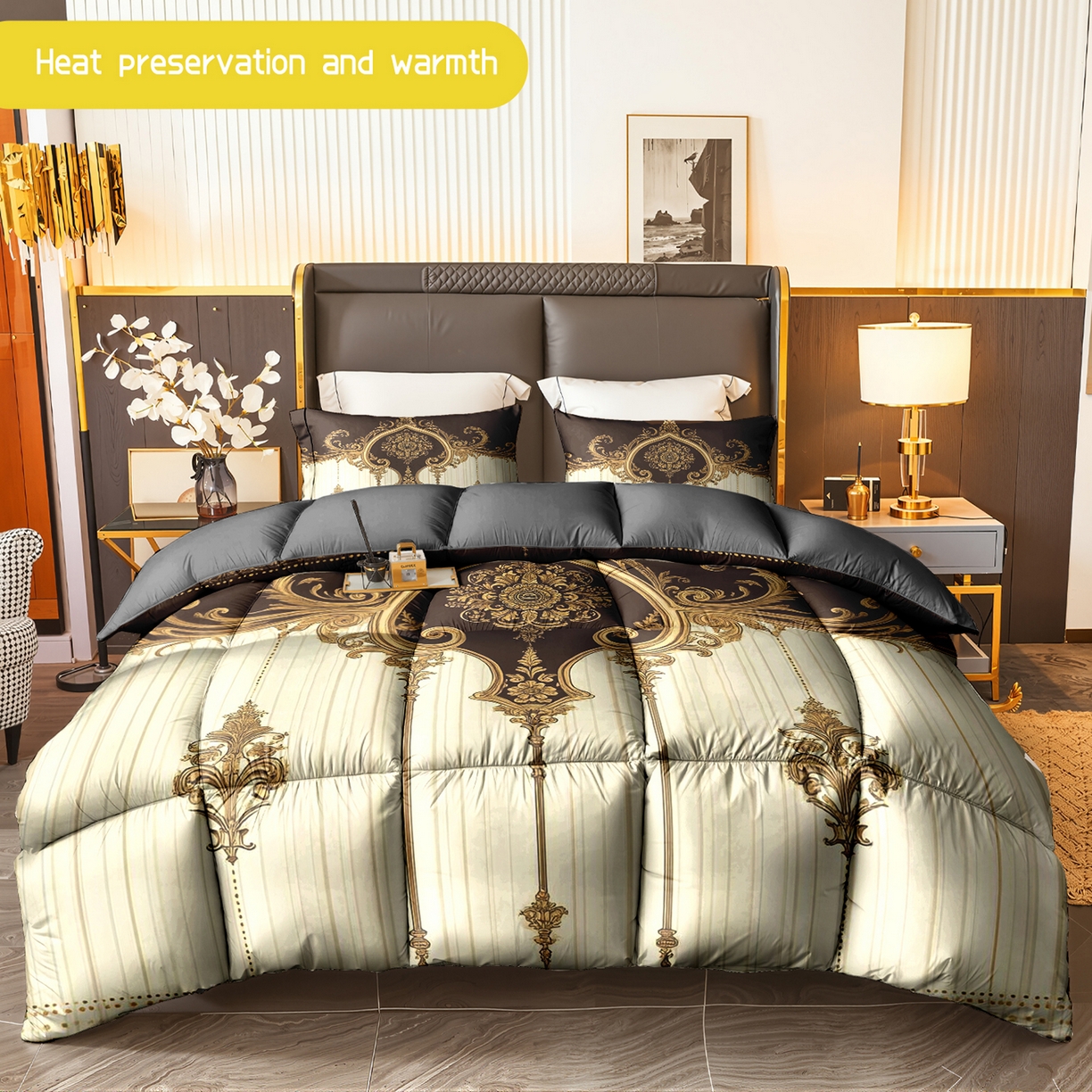 91家纺网 家纺一手货源 找家纺 （总）合纵跨境工厂 一件定制pod模式跨境被子90G水洗棉被芯单品三件套一件代发希音集采亚马逊速卖通-24小时内发货