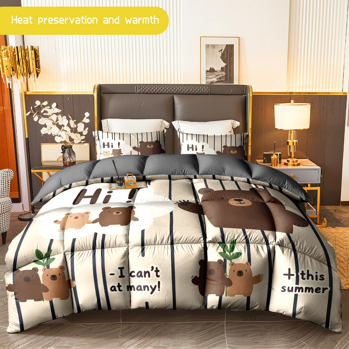 91家纺网 家纺一手货源 找家纺 （总）合纵跨境工厂 一件定制pod模式跨境被子90G水洗棉被芯单品三件套一件代发希音集采亚马逊速卖通-24小时内发货