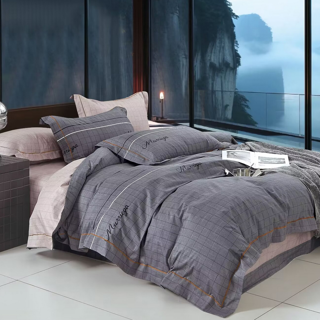 91家纺网 家纺一手货源 找家纺 （总）未来家居 JAMES KELLY （铂金凯丽）2025新款40支舒适透气全棉铂金棉长绒棉四件套