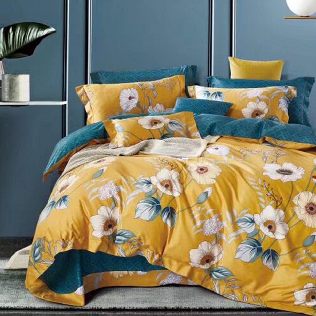 91家纺网 家纺一手货源 找家纺 （总）未来家居 JAMES KELLY （铂金凯丽）2025新款40支舒适透气全棉铂金棉长绒棉四件套