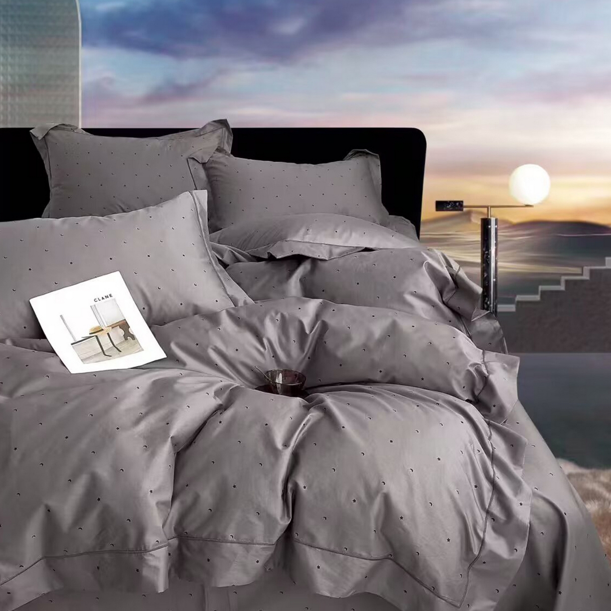 91家纺网 家纺一手货源 找家纺 （总）未来家居 JAMES KELLY （铂金凯丽）2025新款40支舒适透气全棉铂金棉长绒棉四件套