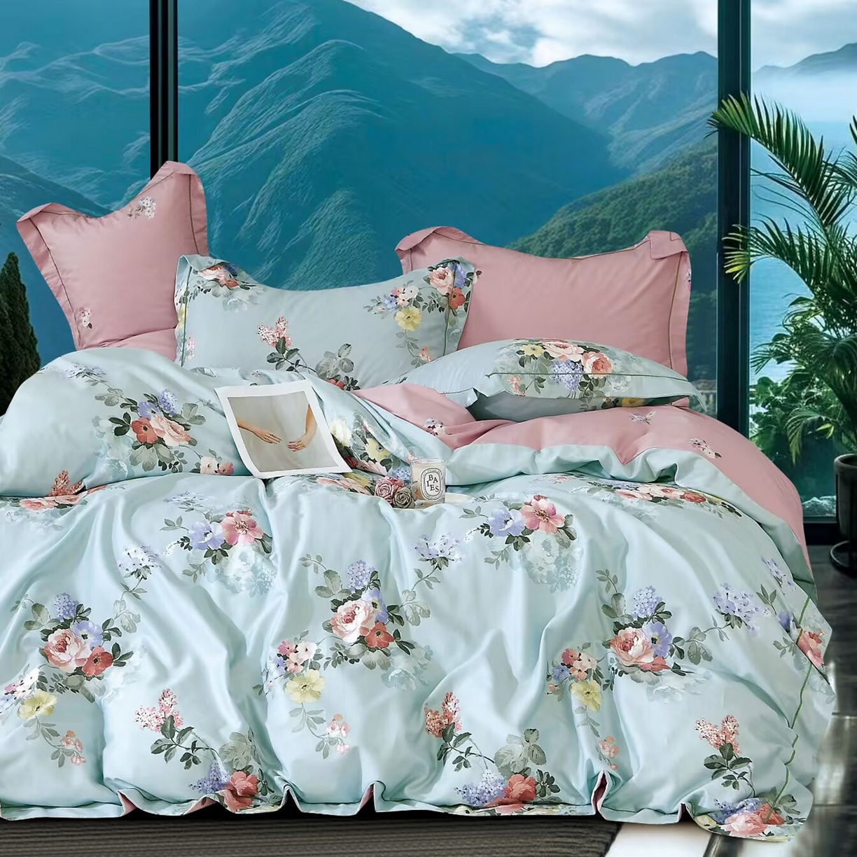 91家纺网 家纺一手货源 找家纺 （总）未来家居 JAMES KELLY （铂金凯丽）2025新款40支舒适透气全棉铂金棉长绒棉四件套