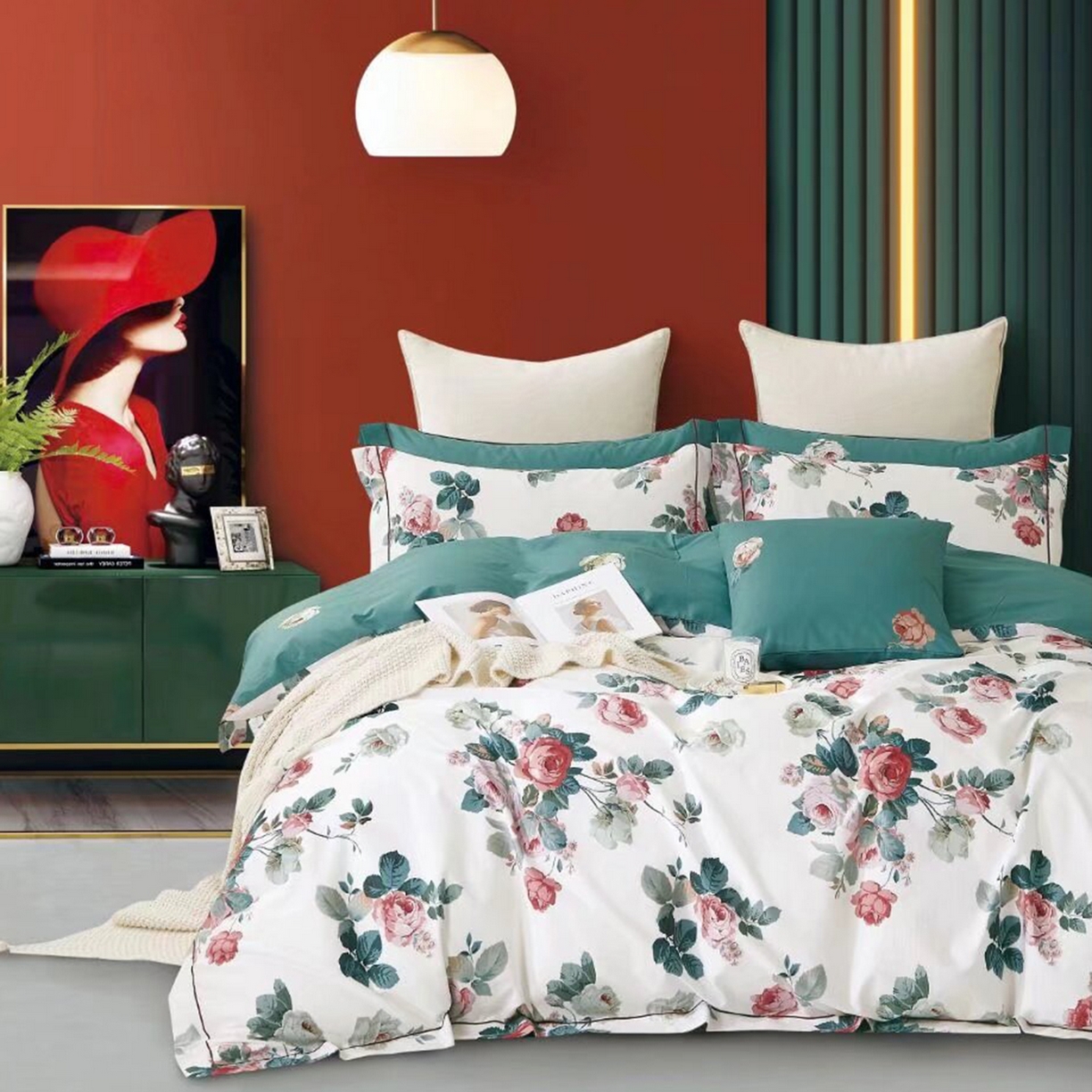 91家纺网 家纺一手货源 找家纺 （总）未来家居 JAMES KELLY （铂金凯丽）2025新款40支舒适透气全棉铂金棉长绒棉四件套