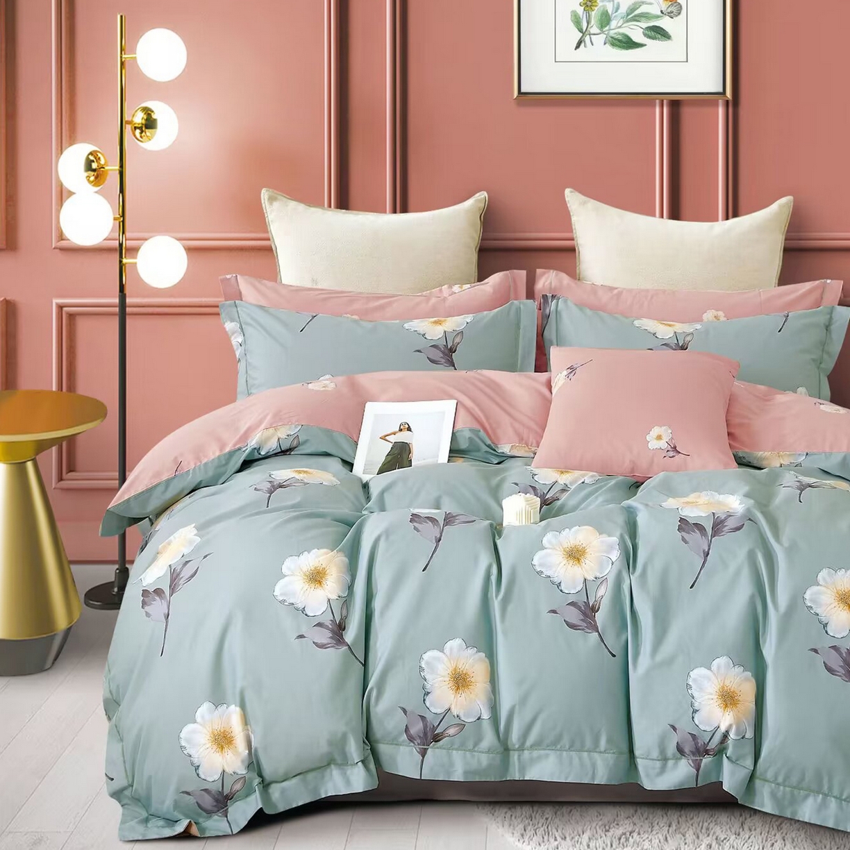 91家纺网 家纺一手货源 找家纺 （总）未来家居 JAMES KELLY （铂金凯丽）2025新款40支舒适透气全棉铂金棉长绒棉四件套