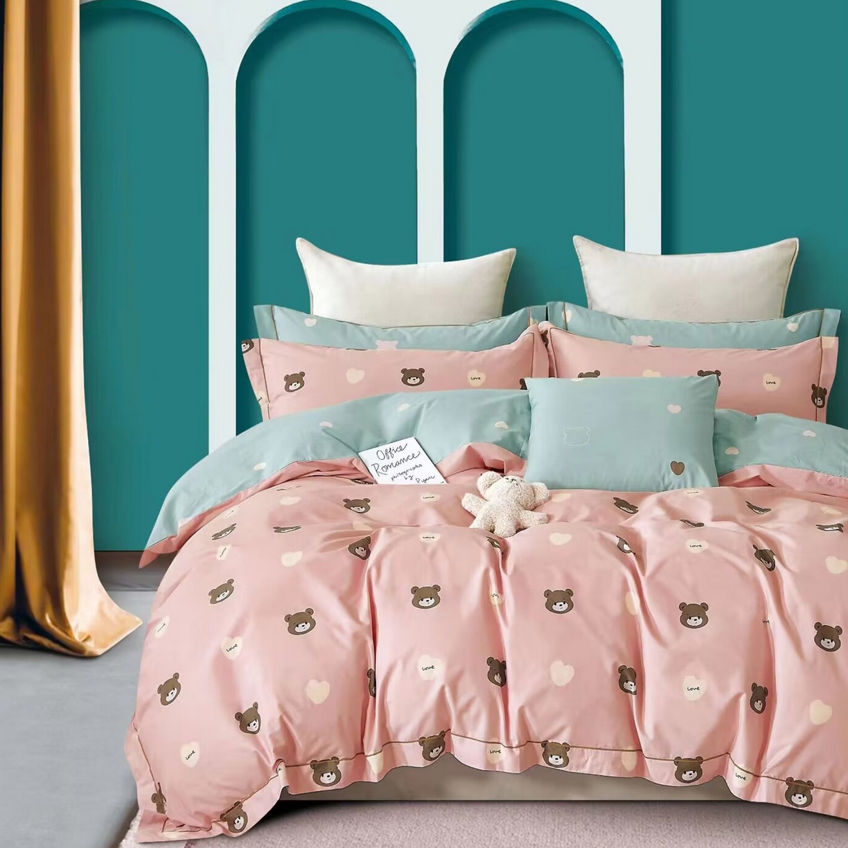 91家纺网 家纺一手货源 找家纺 （总）未来家居 JAMES KELLY （铂金凯丽）2025新款40支舒适透气全棉铂金棉长绒棉四件套