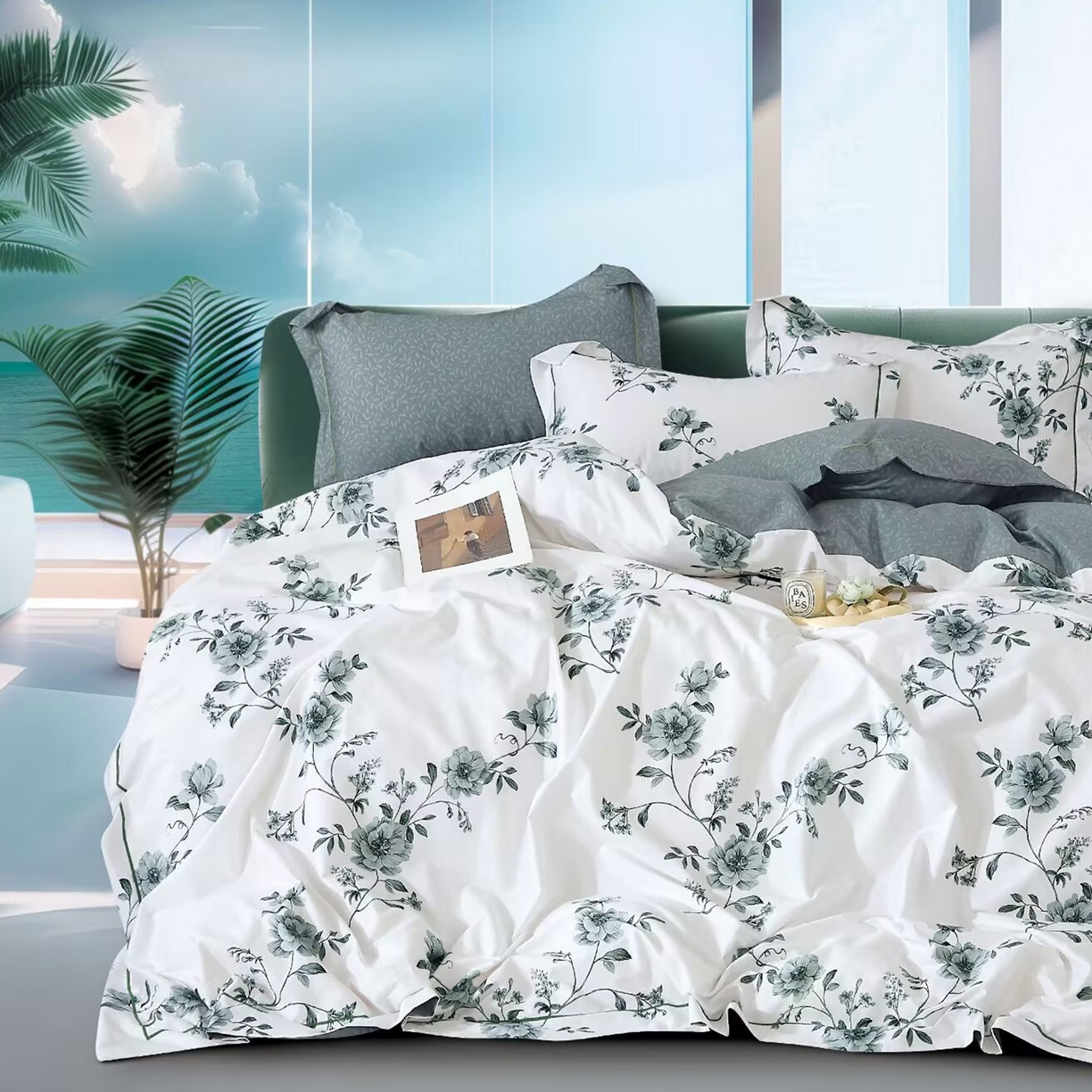 91家纺网 家纺一手货源 找家纺 （总）未来家居 JAMES KELLY （铂金凯丽）2025新款40支舒适透气全棉铂金棉长绒棉四件套