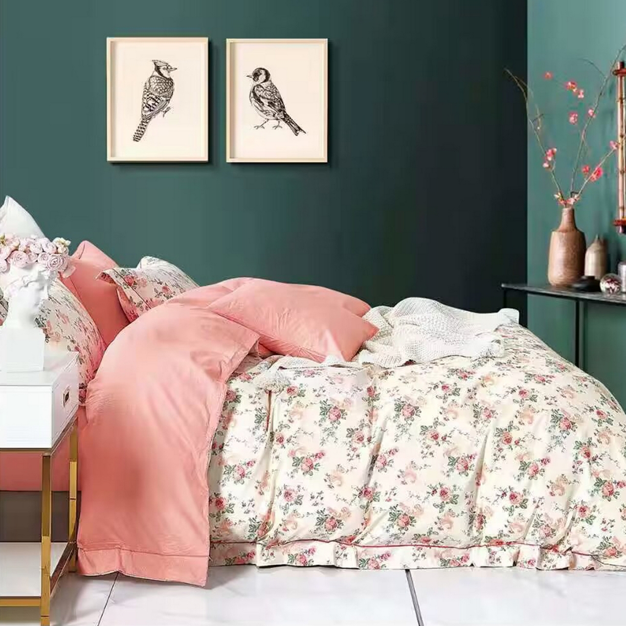 91家纺网 家纺一手货源 找家纺 （总）未来家居 JAMES KELLY （铂金凯丽）2025新款40支舒适透气全棉铂金棉长绒棉四件套