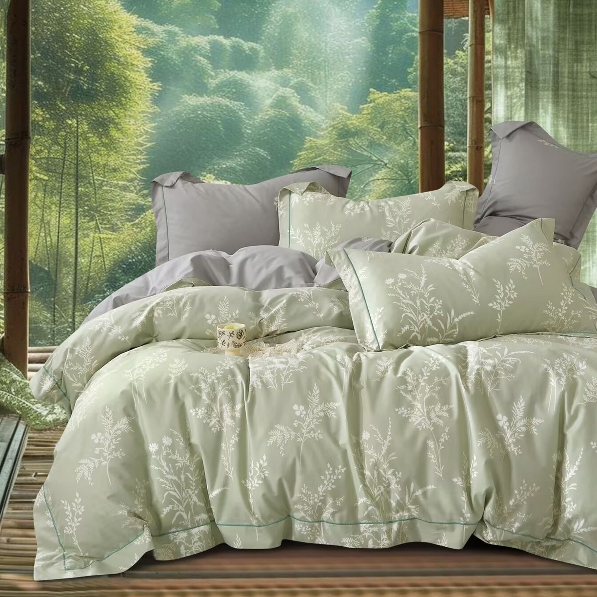 91家纺网 家纺一手货源 找家纺 （总）未来家居 JAMES KELLY （铂金凯丽）2025新款40支舒适透气全棉铂金棉长绒棉四件套