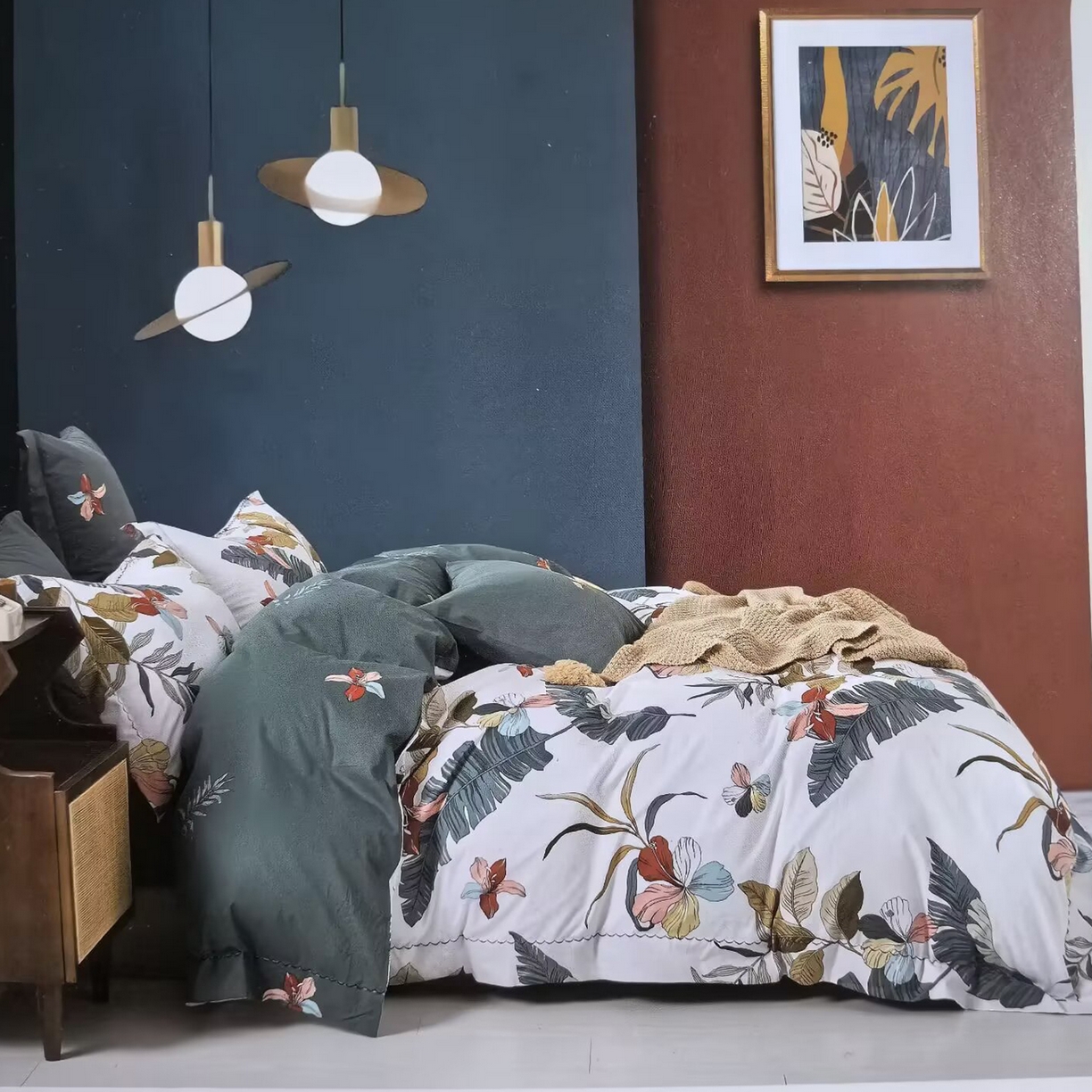 91家纺网 家纺一手货源 找家纺 （总）未来家居 JAMES KELLY （铂金凯丽）2025新款40支舒适透气全棉铂金棉长绒棉四件套