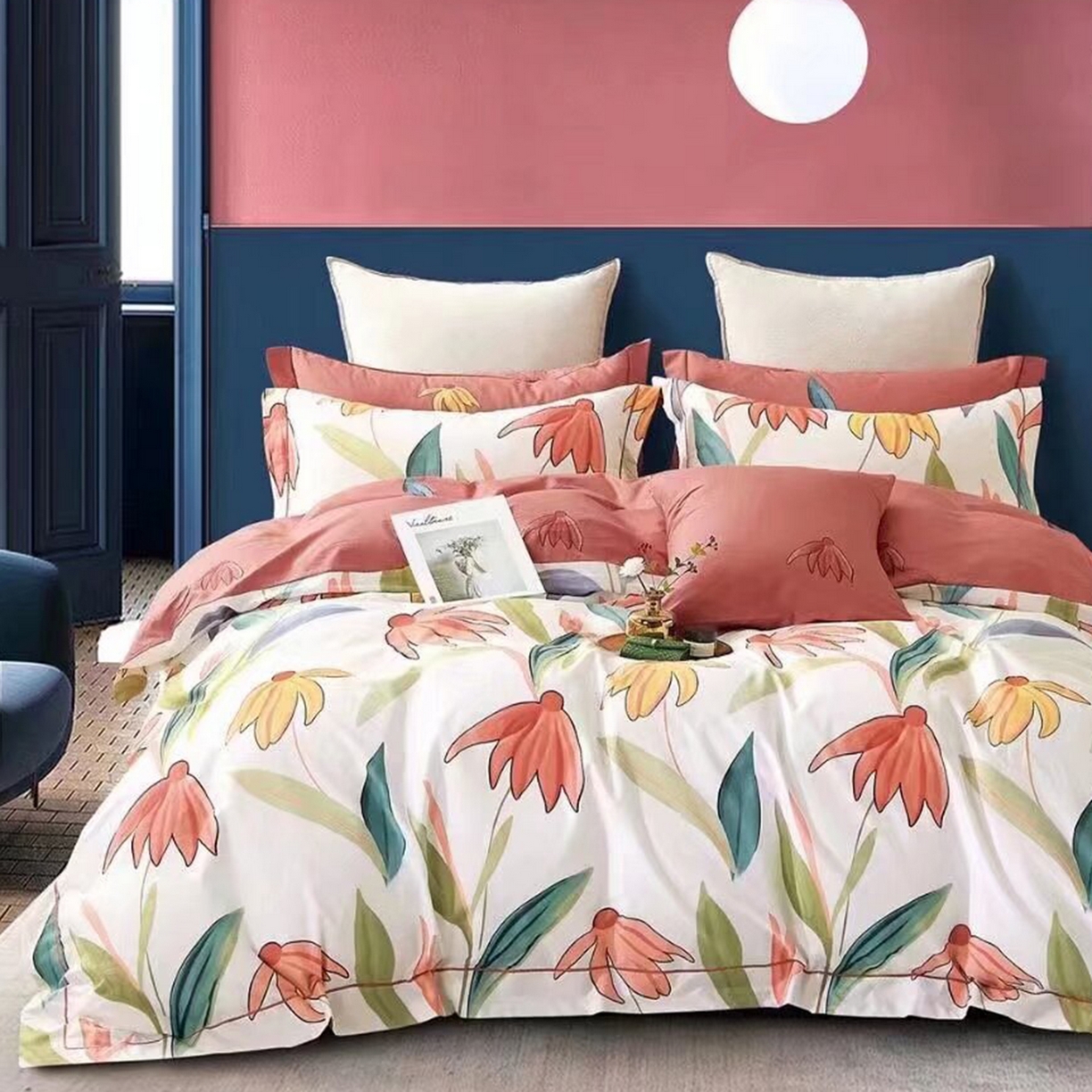 91家纺网 家纺一手货源 找家纺 （总）未来家居 JAMES KELLY （铂金凯丽）2025新款40支舒适透气全棉铂金棉长绒棉四件套