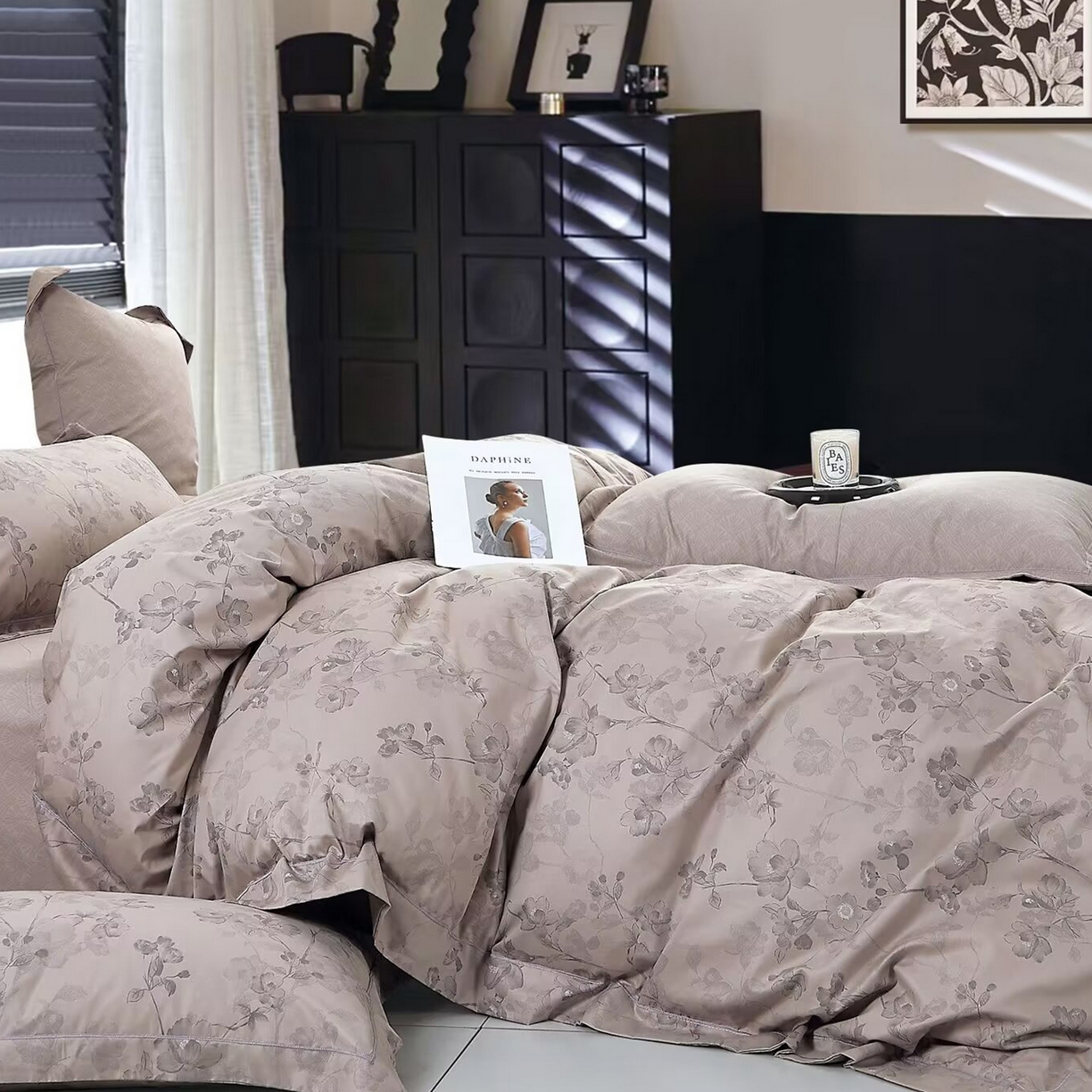 91家纺网 家纺一手货源 找家纺 （总）未来家居 JAMES KELLY （铂金凯丽）2025新款40支舒适透气全棉铂金棉长绒棉四件套