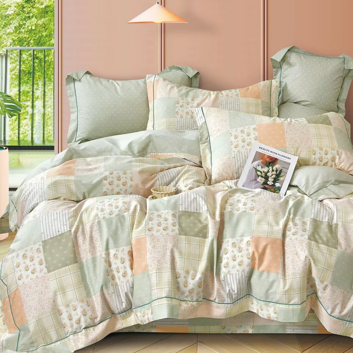 91家纺网 家纺一手货源 找家纺 （总）未来家居 JAMES KELLY （铂金凯丽）2025新款40支舒适透气全棉铂金棉长绒棉四件套