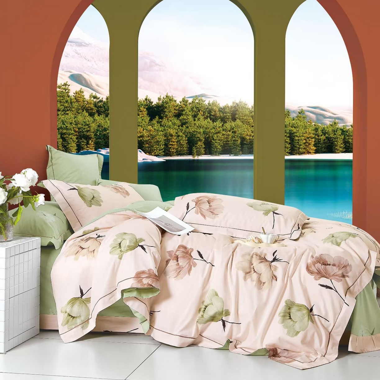 91家纺网 家纺一手货源 找家纺 （总）未来家居 JAMES KELLY （铂金凯丽）2025新款40支舒适透气全棉铂金棉长绒棉四件套