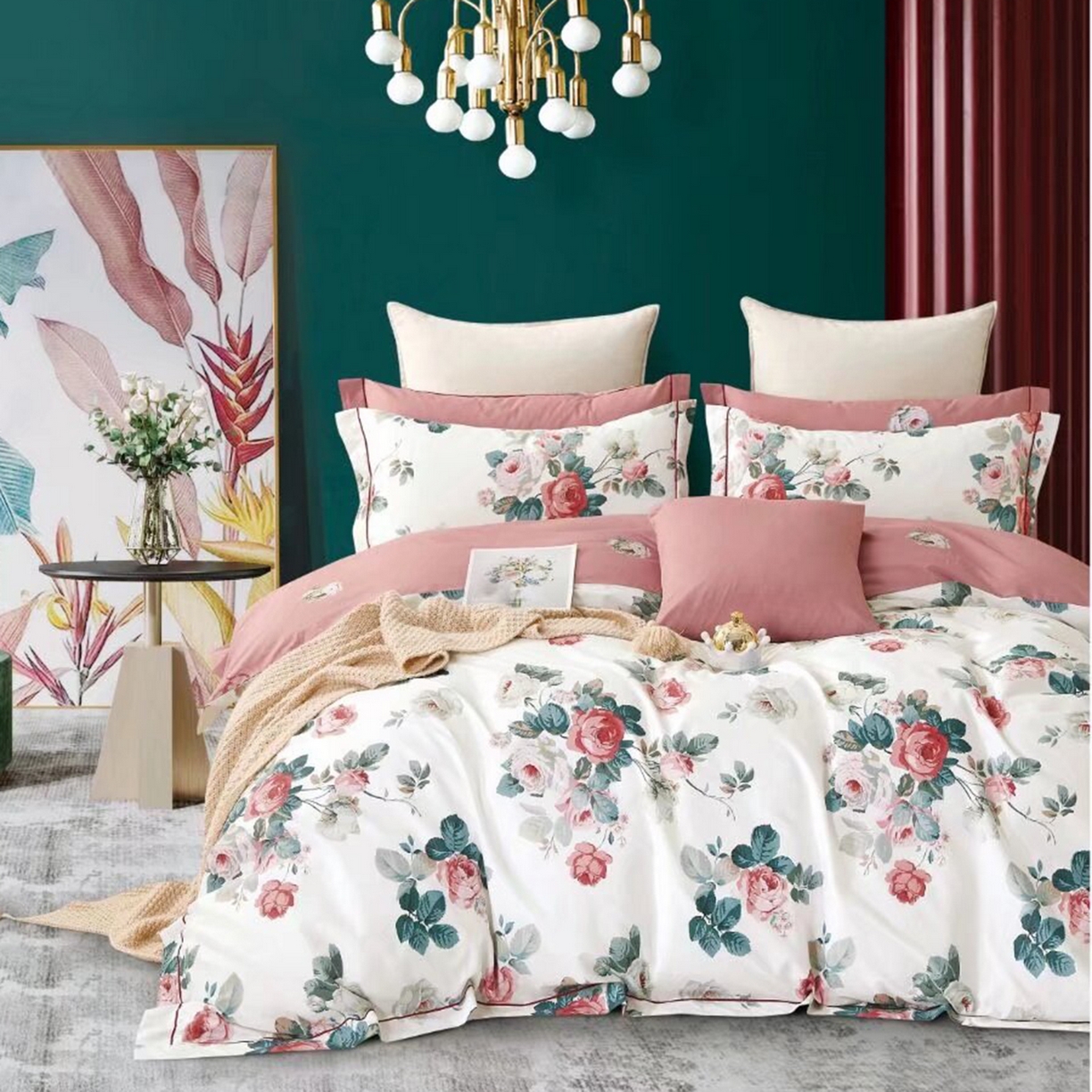 91家纺网 家纺一手货源 找家纺 （总）未来家居 JAMES KELLY （铂金凯丽）2025新款40支舒适透气全棉铂金棉长绒棉四件套