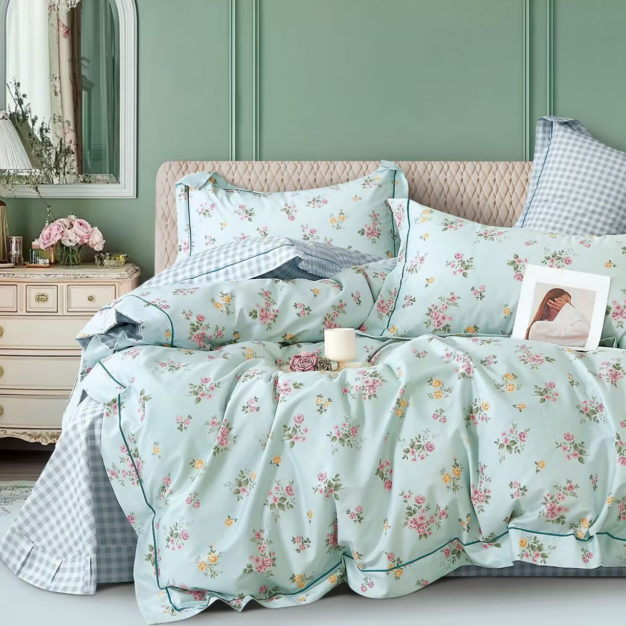 91家纺网 家纺一手货源 找家纺 （总）未来家居 JAMES KELLY （铂金凯丽）2025新款40支舒适透气全棉铂金棉长绒棉四件套