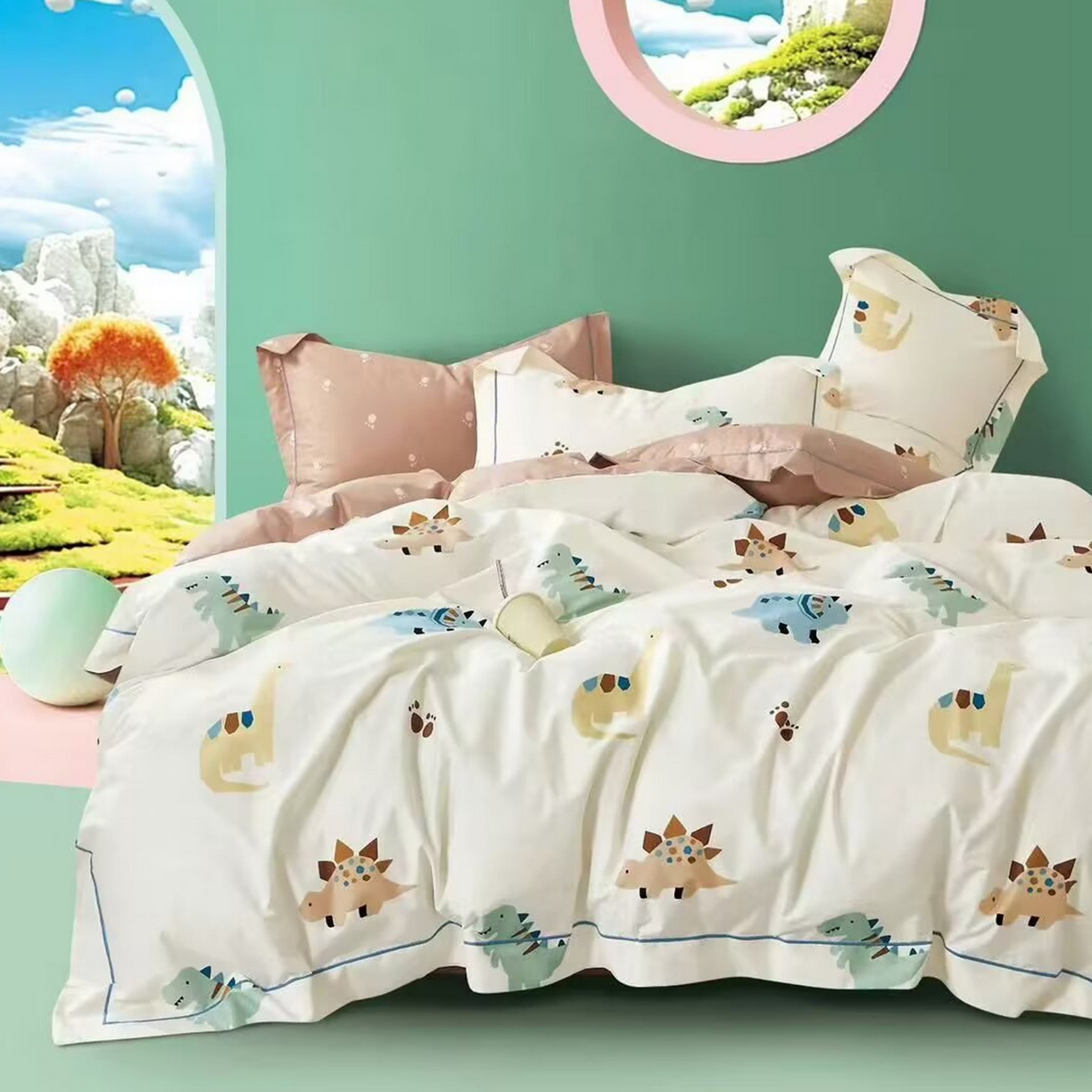 91家纺网 家纺一手货源 找家纺 （总）未来家居 JAMES KELLY （铂金凯丽）2025新款40支舒适透气全棉铂金棉长绒棉四件套