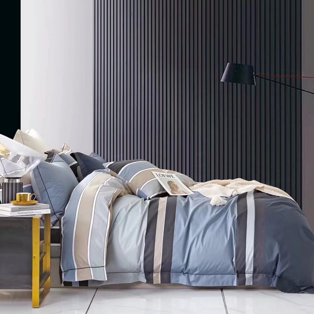 91家纺网 家纺一手货源 找家纺 （总）未来家居 JAMES KELLY （铂金凯丽）2025新款40支舒适透气全棉铂金棉长绒棉四件套