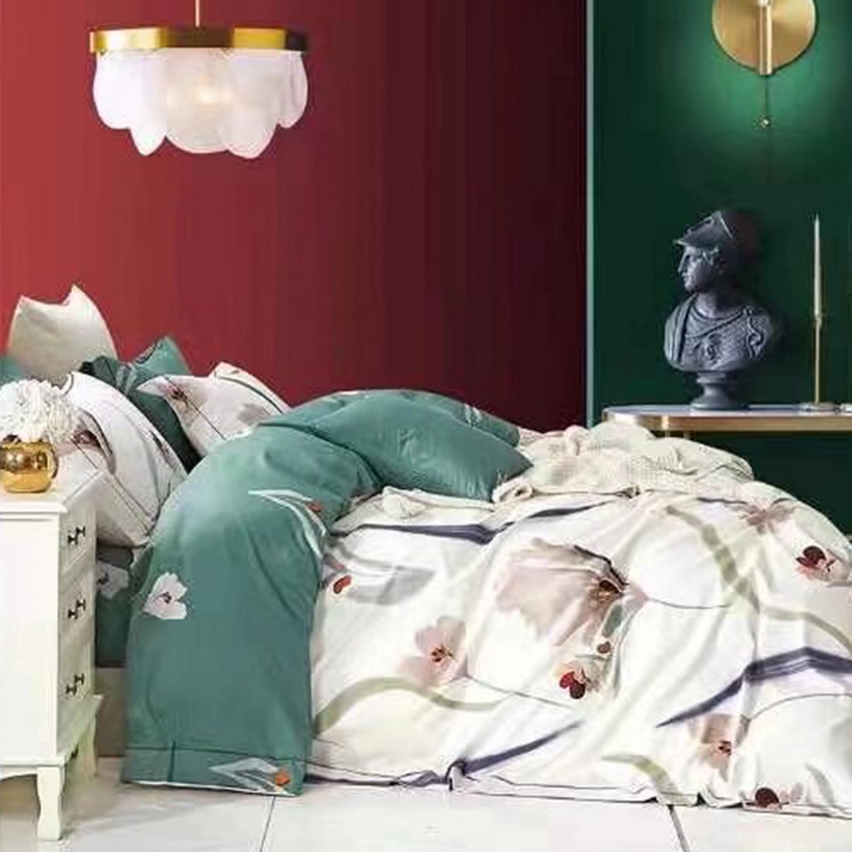 91家纺网 家纺一手货源 找家纺 （总）未来家居 JAMES KELLY （铂金凯丽）2025新款40支舒适透气全棉铂金棉长绒棉四件套