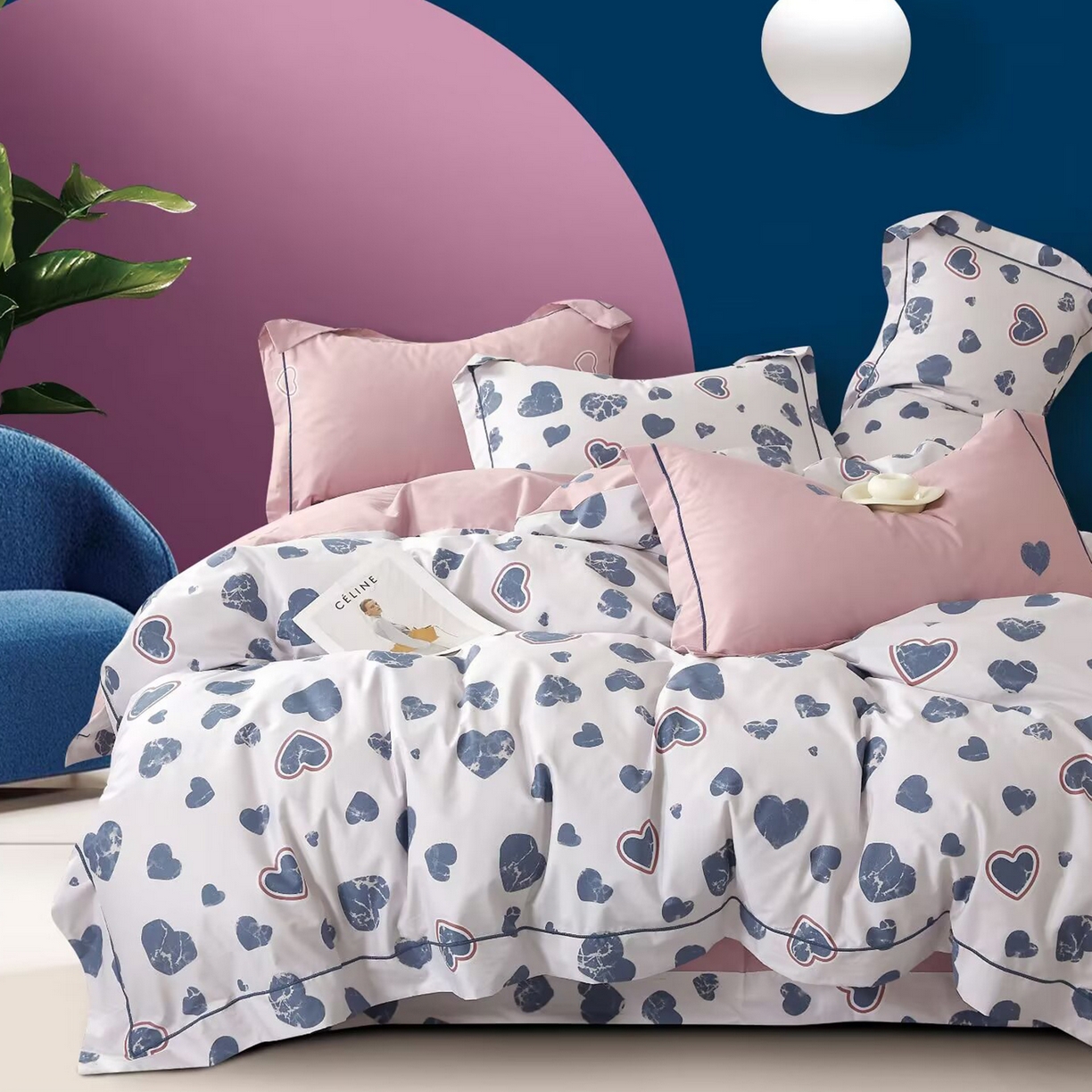 91家纺网 家纺一手货源 找家纺 （总）未来家居 JAMES KELLY （铂金凯丽）2025新款40支舒适透气全棉铂金棉长绒棉四件套