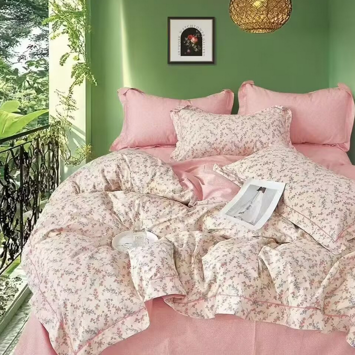 91家纺网 家纺一手货源 找家纺 （总）未来家居 JAMES KELLY （铂金凯丽）2025新款40支舒适透气全棉铂金棉长绒棉四件套