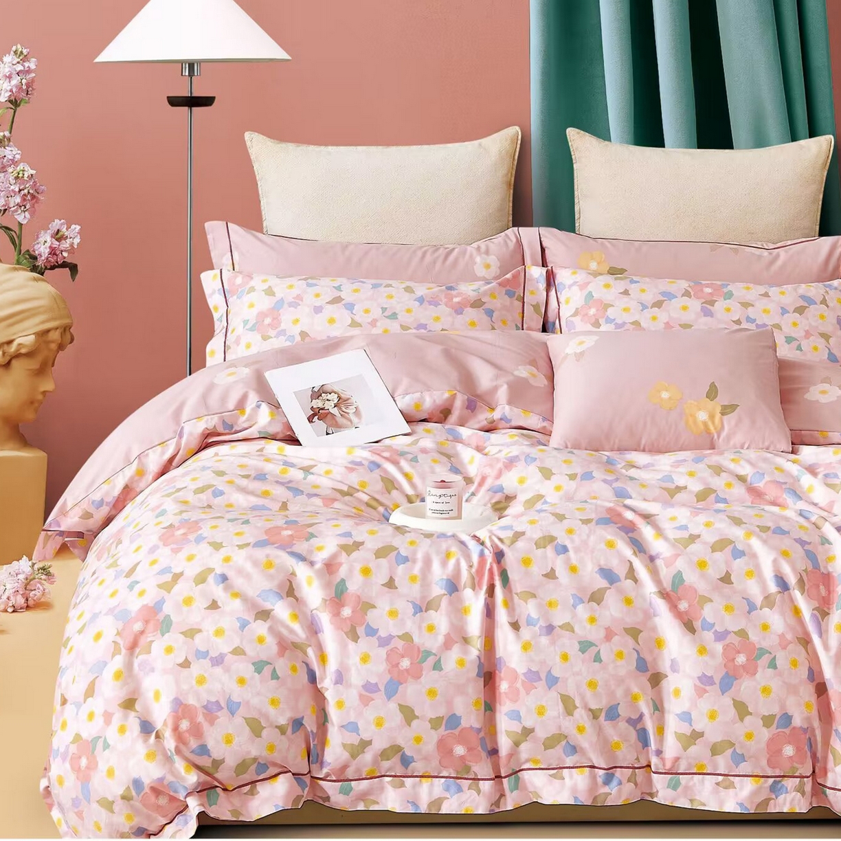 91家纺网 家纺一手货源 找家纺 （总）未来家居 JAMES KELLY （铂金凯丽）2025新款40支舒适透气全棉铂金棉长绒棉四件套