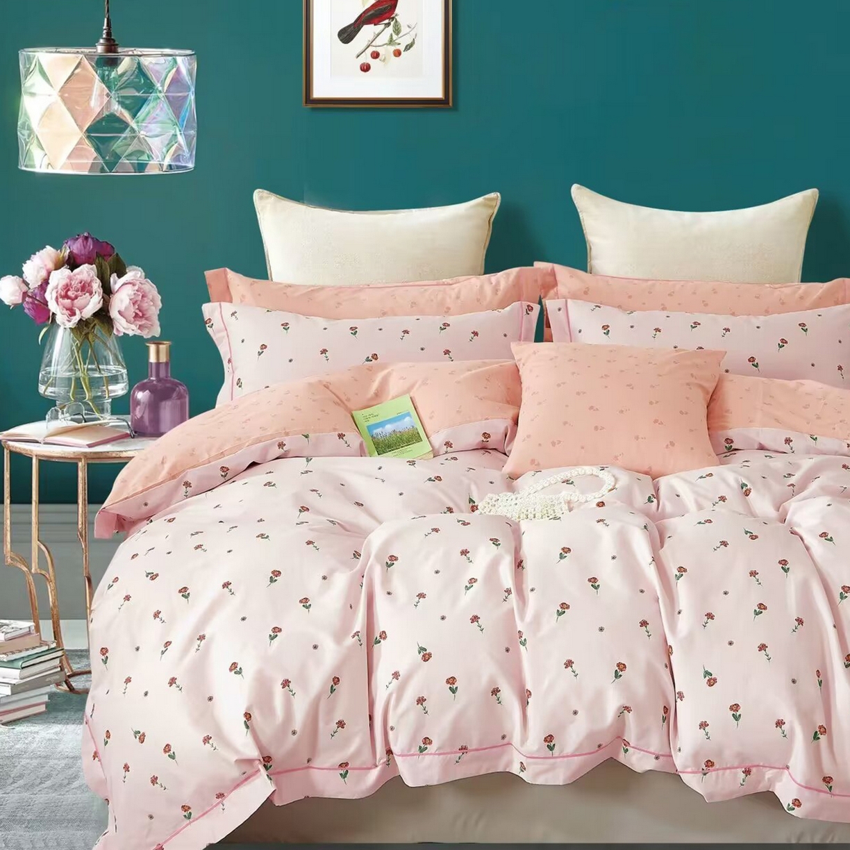 91家纺网 家纺一手货源 找家纺 （总）未来家居 JAMES KELLY （铂金凯丽）2025新款40支舒适透气全棉铂金棉长绒棉四件套