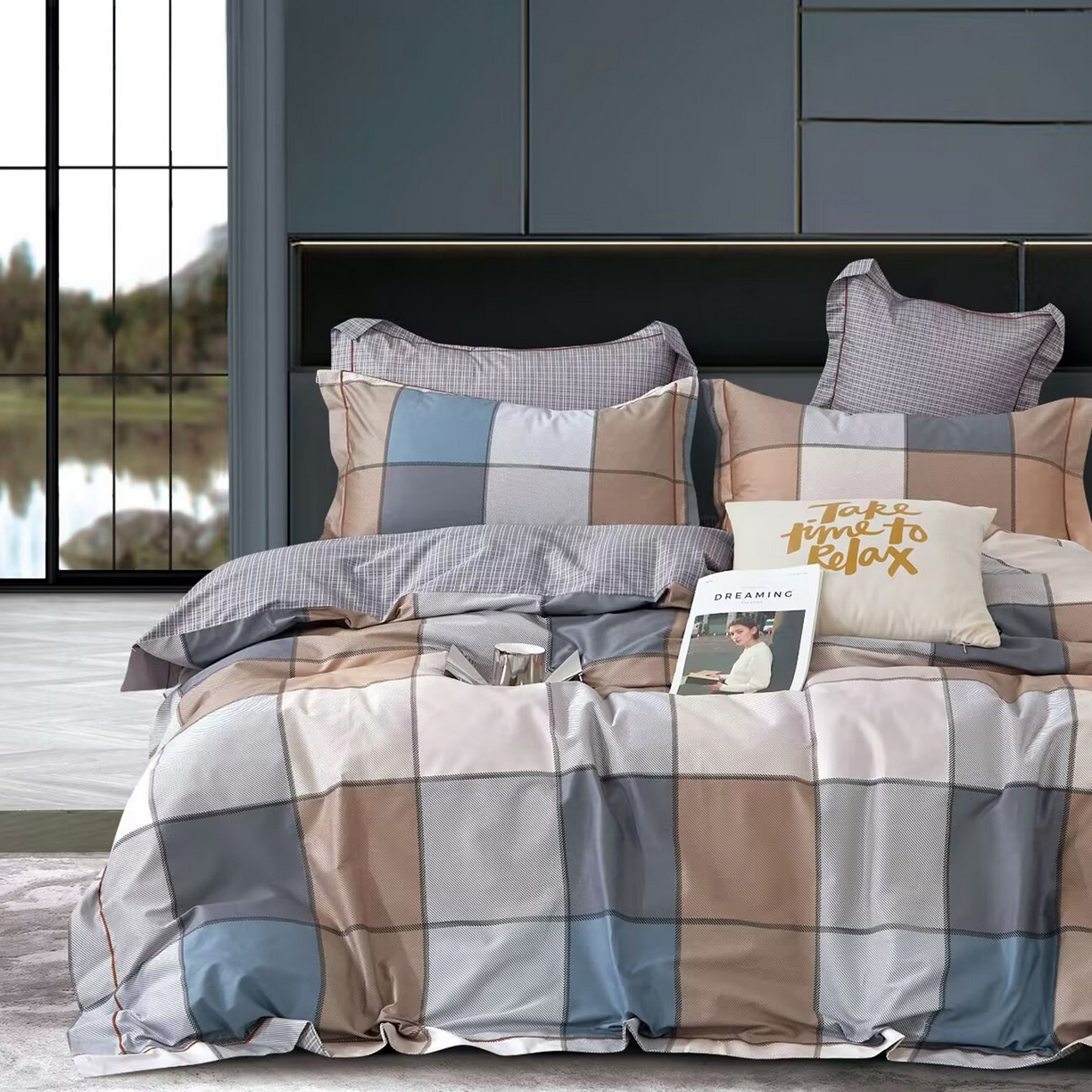 91家纺网 家纺一手货源 找家纺 （总）未来家居 JAMES KELLY （铂金凯丽）2025新款40支舒适透气全棉铂金棉长绒棉四件套