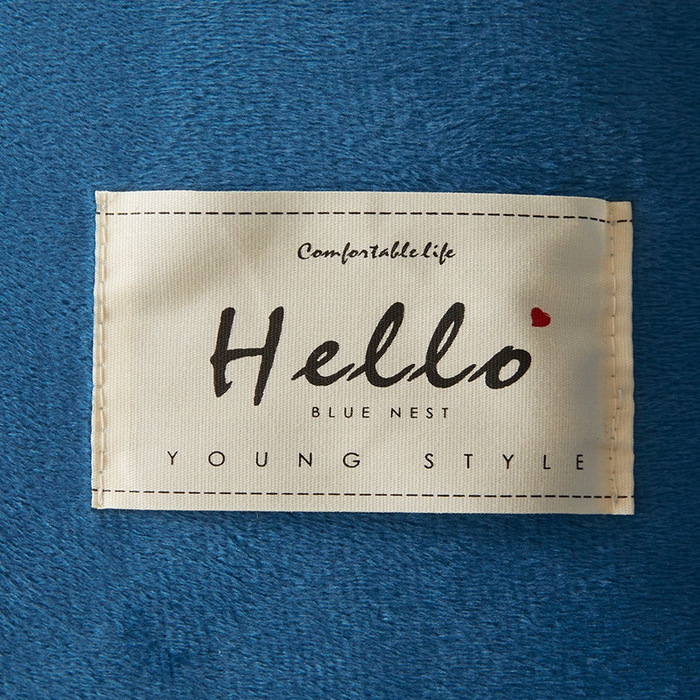 91家纺网 家纺一手货源 找家纺 雅颂缘2025新款牛奶绒冬被外贸跨境蓝拼灰