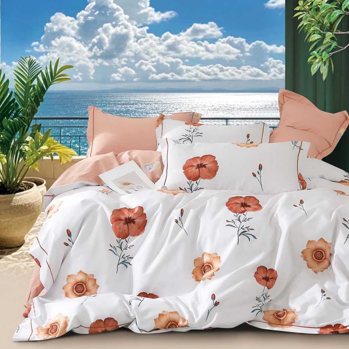 91家纺网 家纺一手货源 找家纺 （总）未来家居 JAMES KELLY （铂金凯丽）2025新款40支舒适透气全棉铂金棉长绒棉四件套