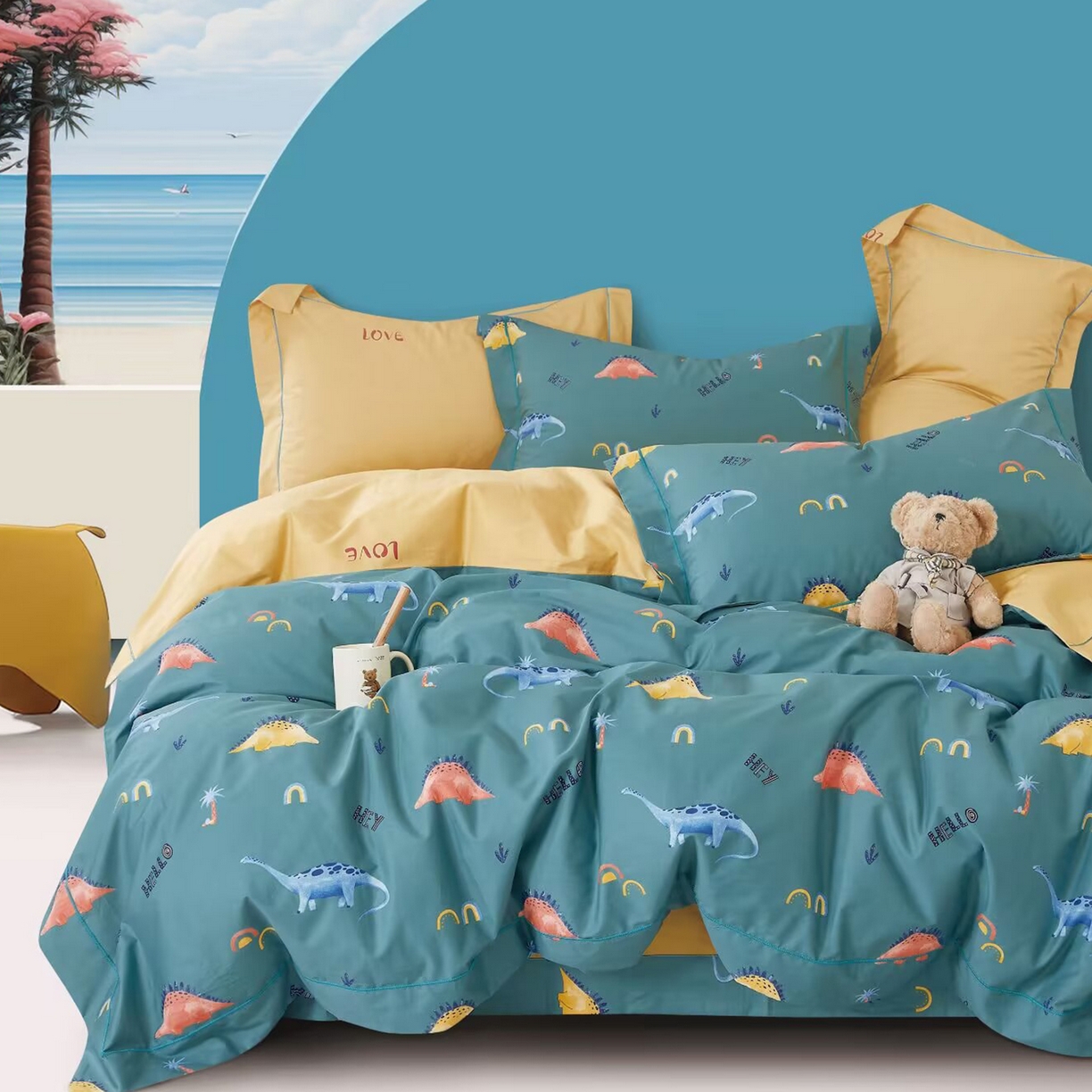 91家纺网 家纺一手货源 找家纺 （总）未来家居 JAMES KELLY （铂金凯丽）2025新款40支舒适透气全棉铂金棉长绒棉四件套