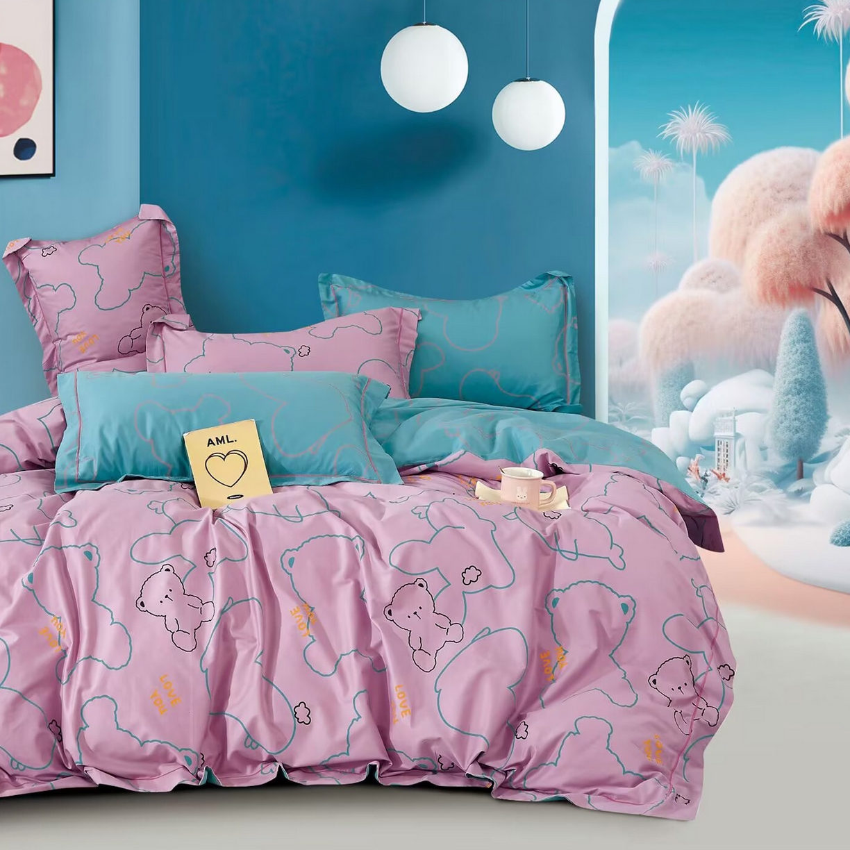 91家纺网 家纺一手货源 找家纺 （总）未来家居 JAMES KELLY （铂金凯丽）2025新款40支舒适透气全棉铂金棉长绒棉四件套