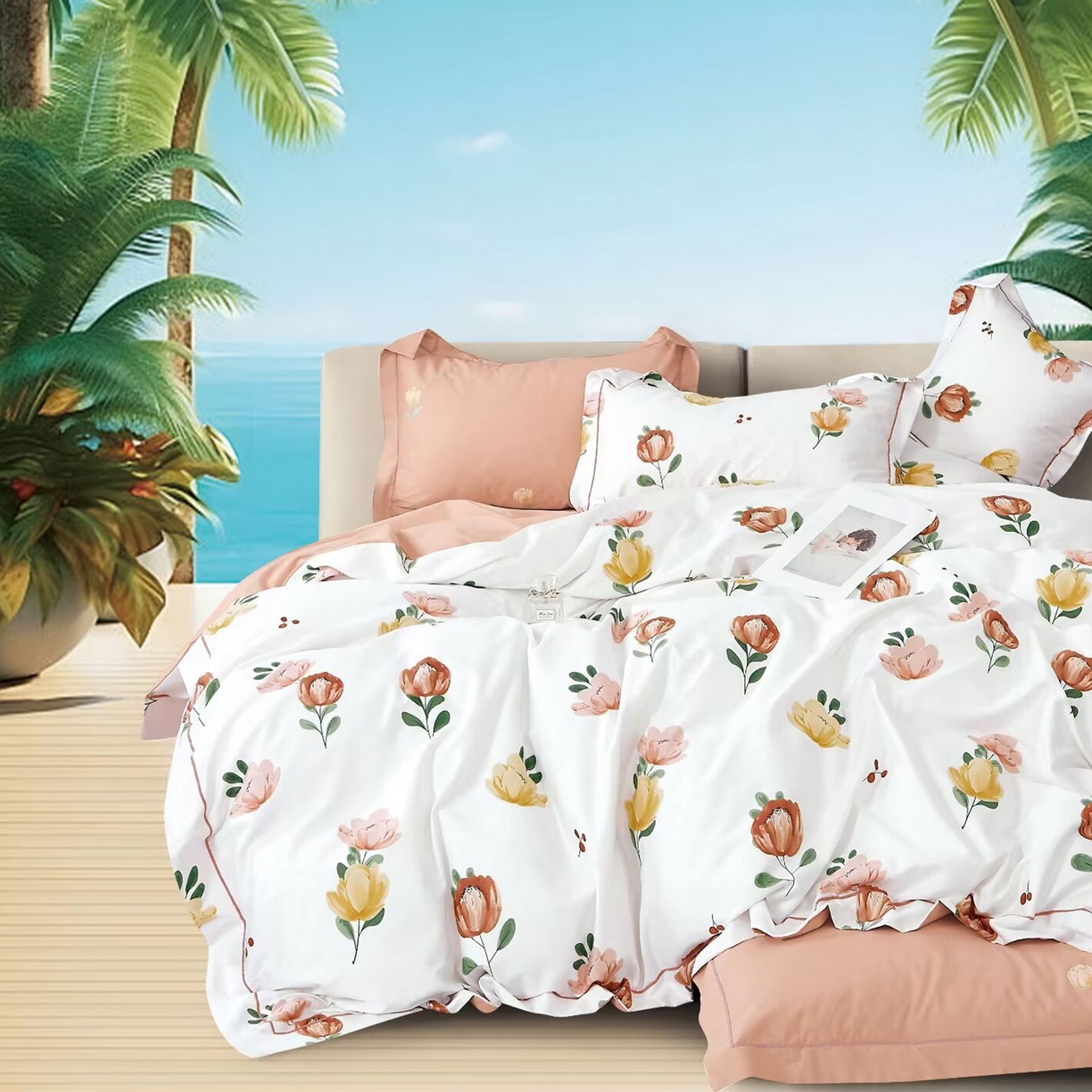 91家纺网 家纺一手货源 找家纺 （总）未来家居 JAMES KELLY （铂金凯丽）2025新款40支舒适透气全棉铂金棉长绒棉四件套